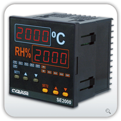 SE2000<br>溫溼度警報控制器/RS485溫溼度雙顯示大字體警報顯示控制器</br>