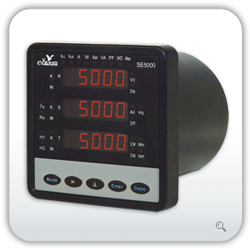 SE5000<br>KWH/KW/V/A/Hz/PF/WD 多功能集合式電錶</br>